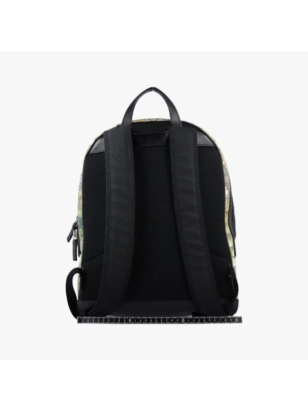 Gucci GG Blooms Black Beige Multi Leather Backpack